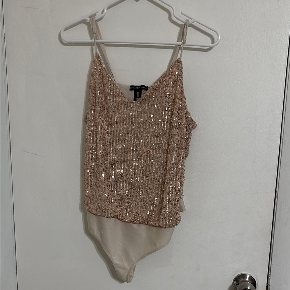 Sequin Gold Bodysuit